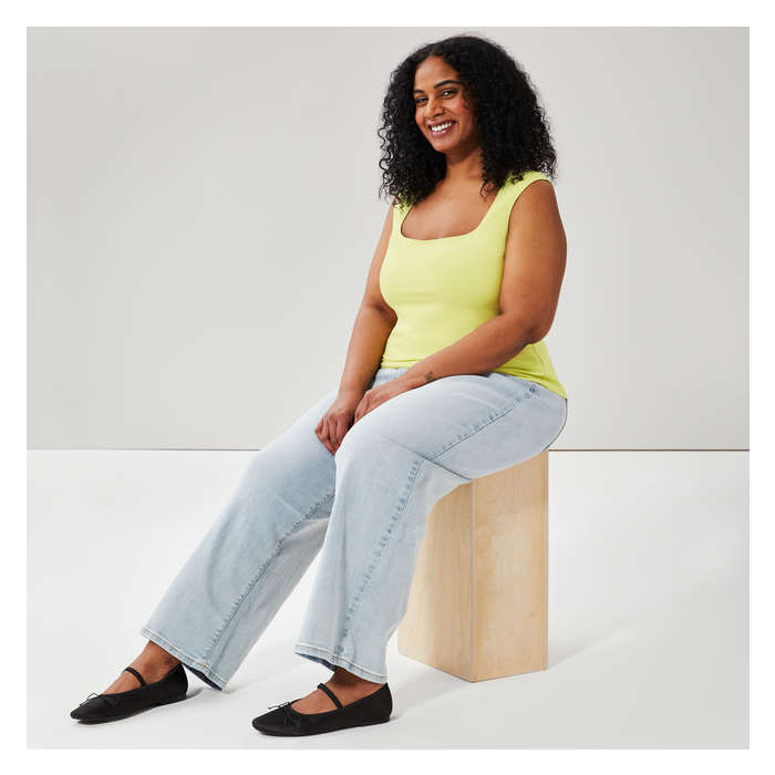 Women+ Square Neck Top
